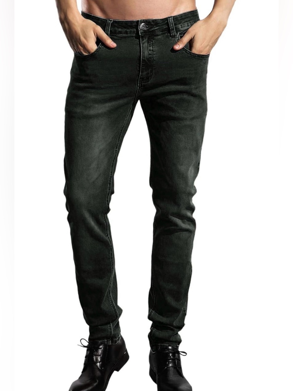 ZLZ Denim slim fit green 38W grey-green NWT